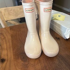 Hunter Kids Light Pink Rain Boots